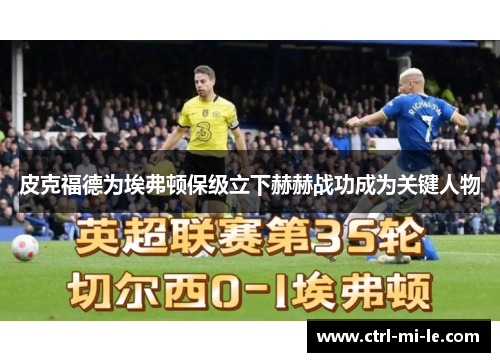 皮克福德为埃弗顿保级立下赫赫战功成为关键人物